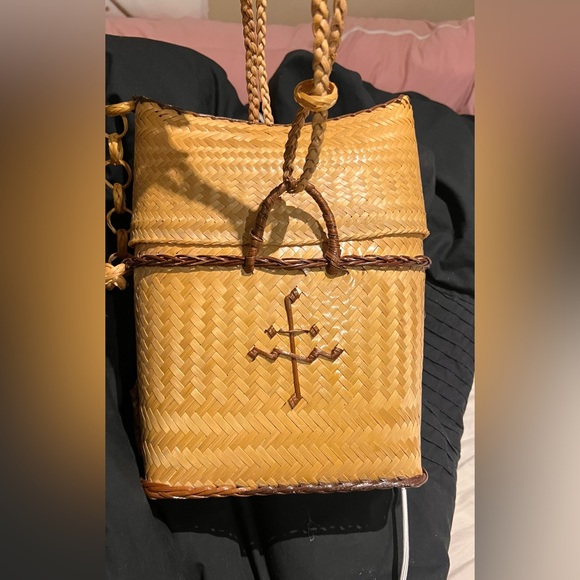 Ratan backpack or shoulder bag - Picture 1 of 3